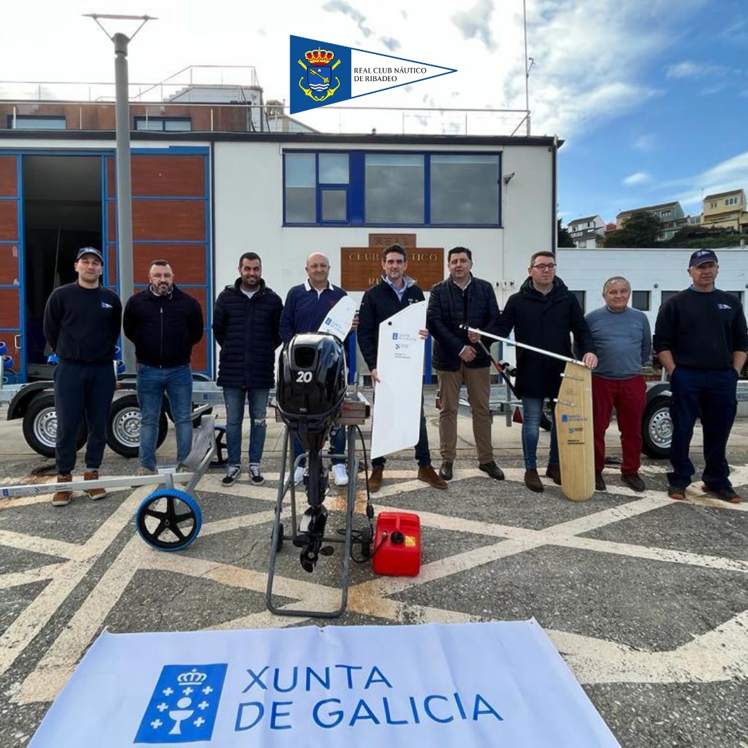 El RCN de Ribadeo adquiere material gracias a una subvención de Deportes de la Xunta de Galicia.